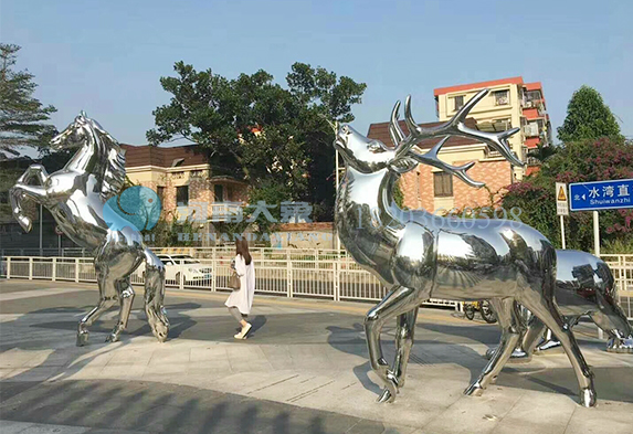 河南不銹鋼雕塑是怎么制作完成的(圖1) http://www.17zhaody.cn/